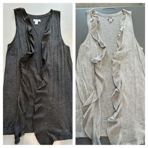 Old Navy Women’s Lightweight Sleeveless Cardigan Vests - Size Medium